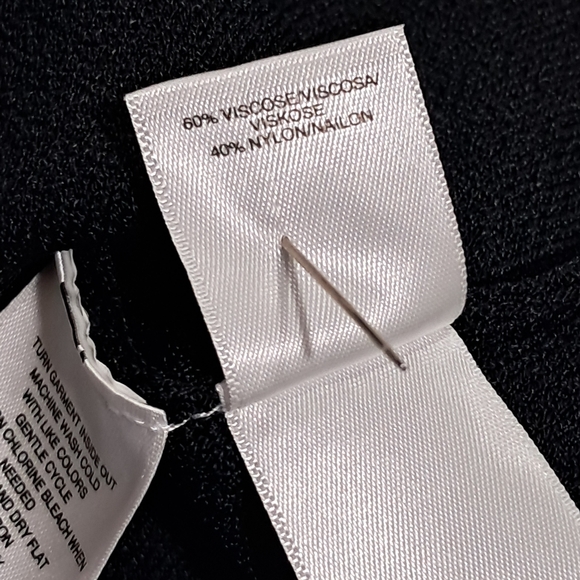 NWT Rachel Roy Black Ribbed Midi Knit Dress with Back Cutout Size:S - Picture 12 of 16